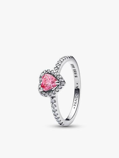 Conjunto de Joalharia Corações Pavé