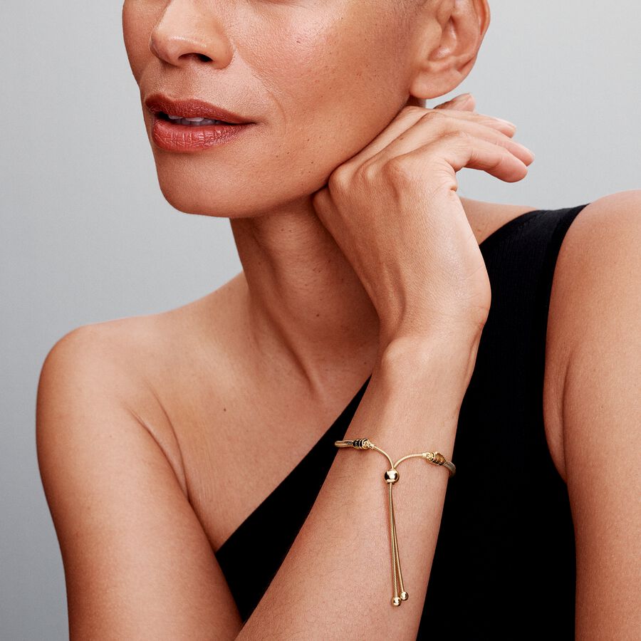 Pulseira Deslizante Malha Snake