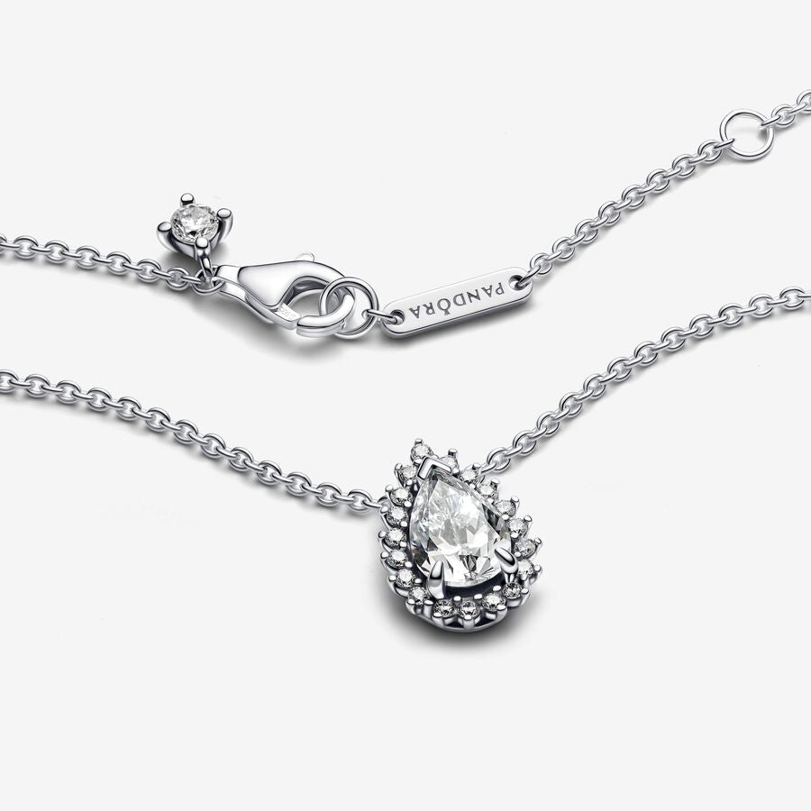 Colar Brilhante Auréola Pera