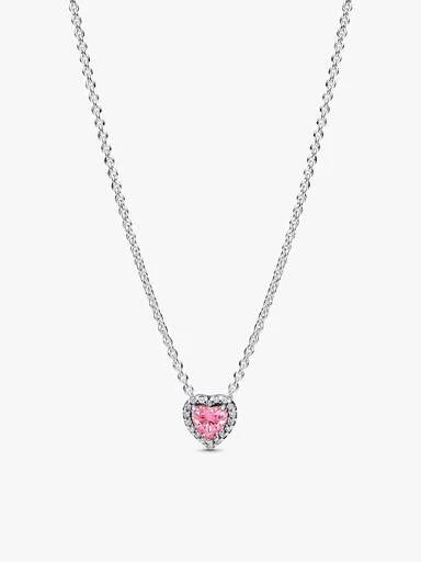 Conjunto de Joalharia Corações Pavé