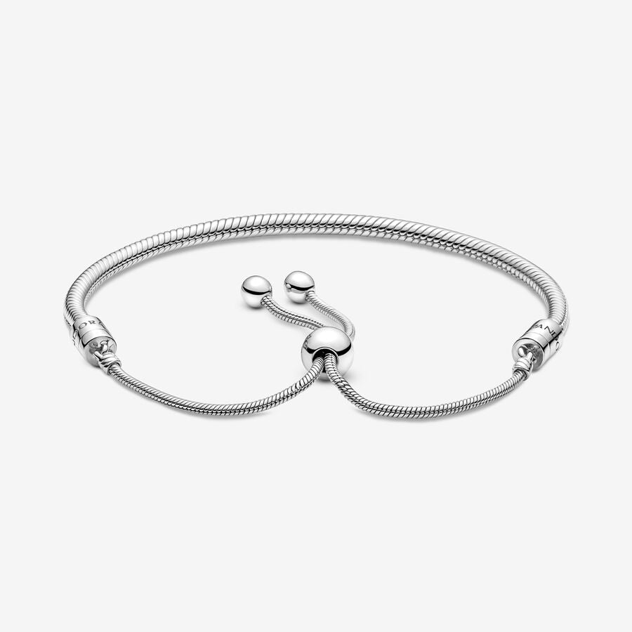 Pulseira Deslizante Malha Snake Pandora Moments
