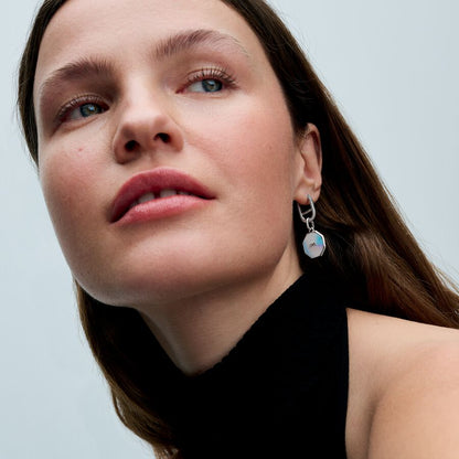 Argola de Elos Ovais Pavé Pandora ME