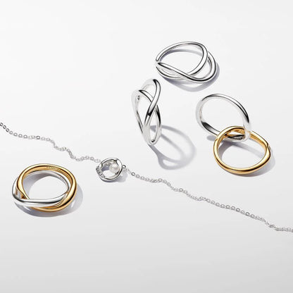 Colar de pérolas de cultura de água doce tratadas e círculo pavé com forma orgânica