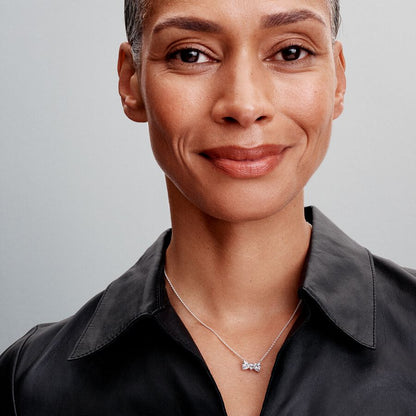 Colar Laço Brilhante